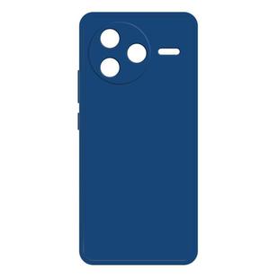 For Redmi K80 Imitation Liquid Silicone Phone Case(Blue)