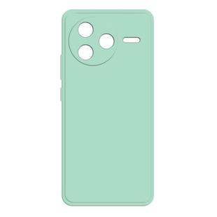 For Redmi K80 Imitation Liquid Silicone Phone Case(Light Cyan)