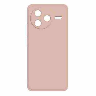 For Redmi K80 Imitation Liquid Silicone Phone Case(Pink)