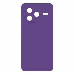 For Redmi K80 Imitation Liquid Silicone Phone Case(Dark Purple)