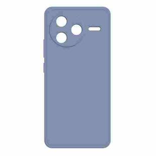For Redmi K80 Imitation Liquid Silicone Phone Case(Grey)