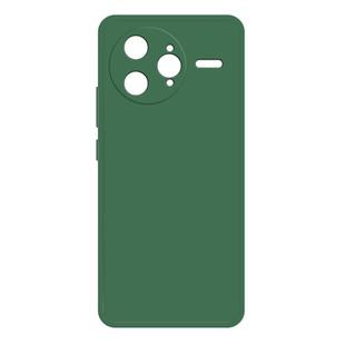 For Redmi K80 Pro Imitation Liquid Silicone Phone Case(Dark Green)