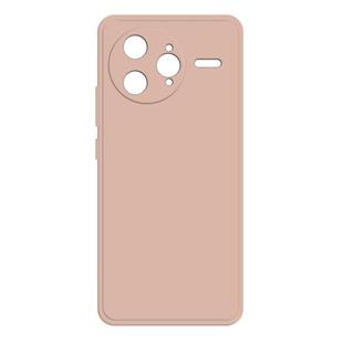 For Redmi K80 Pro Imitation Liquid Silicone Phone Case(Pink)