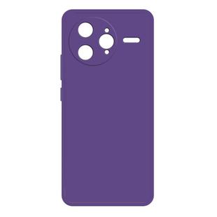 For Redmi K80 Pro Imitation Liquid Silicone Phone Case(Dark Purple)