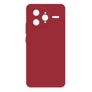For Redmi K80 Pro Imitation Liquid Silicone Phone Case(Dark Red)