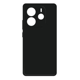 For Redmi Note 14 5G Imitation Liquid Silicone Phone Case(Black)