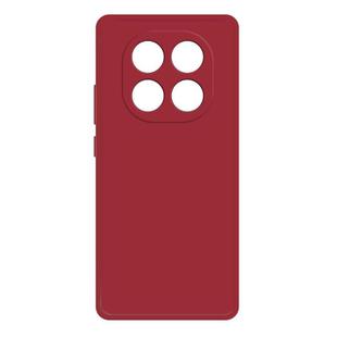 For Redmi Note 14 Pro 4G Imitation Liquid Silicone Phone Case(Dark Red)