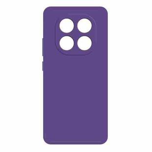 For Redmi Note 14 Pro+ 5G Imitation Liquid Silicone Phone Case(Dark Purple)