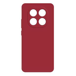 For Redmi Note 14 Pro+ 5G Imitation Liquid Silicone Phone Case(Dark Red)