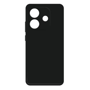 For Redmi Note 14 4G 163.25mm Imitation Liquid Silicone Phone Case(Black)