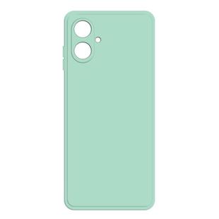 For Samsung Galaxy A06 4G / 5G Imitation Liquid Silicone Phone Case(Light Cyan)