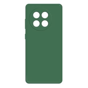 For OnePlus 13R Imitation Liquid Silicone Phone Case(Dark Green)