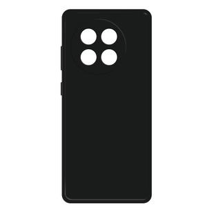For OnePlus 13R Imitation Liquid Silicone Phone Case(Black)