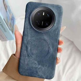 For Huawei Mate 70 Denim MagSafe Magnetic PC + PU Phone Case(Dark Blue)
