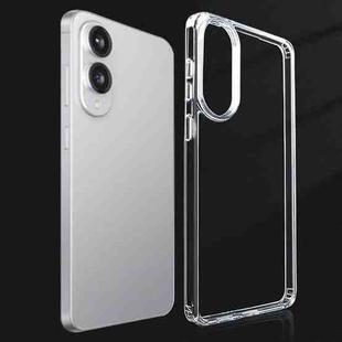 For Samsung Galaxy S25 Edge 5G Crystal TPU + PC Airbag Shockproof Phone Case(Transparent)