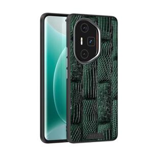 For Honor 300 Ultra ABEEL Beast Pattern 6D Micro-Embossed MagSafe Genuine Leather Phone Case(Green)