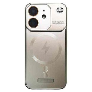 For iPhone 11 Frameless Aromatherapy MagSafe Magnetic PC Phone Case(Titanium Grey)