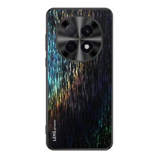 For OPPO A5 Pro China Dazzling Acrylic Shockproof Phone Case(Black)