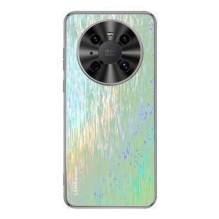 For Huawei Mate 40 Pro Dazzling Acrylic Shockproof Phone Case(Green)
