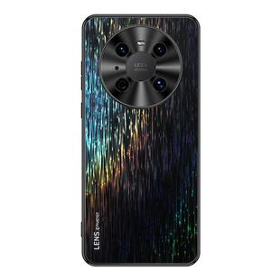 For Huawei Mate 40 Pro Dazzling Acrylic Shockproof Phone Case(Black)