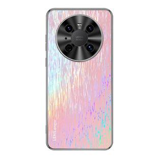 For Huawei Mate 40 Pro Dazzling Acrylic Shockproof Phone Case(Pink)