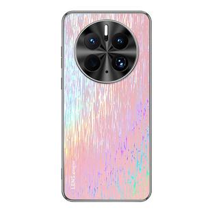 For Huawei Mate 50 Pro Dazzling Acrylic Shockproof Phone Case(Pink)