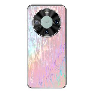For Huawei Mate 60 Dazzling Acrylic Shockproof Phone Case(Pink)