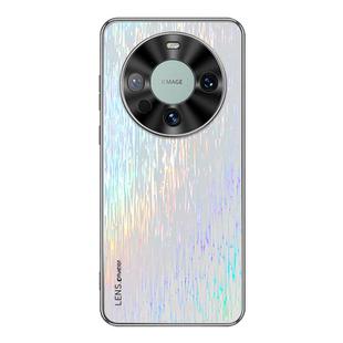 For Huawei Mate 60 Pro Dazzling Acrylic Shockproof Phone Case(White)