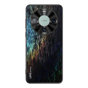 For Huawei Mate 60 Pro Dazzling Acrylic Shockproof Phone Case(Black)