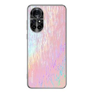 For Huawei nova 8 Pro Dazzling Acrylic Shockproof Phone Case(Pink)
