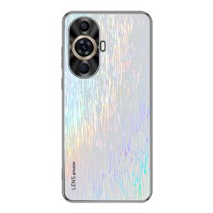 For Huawei nova 11 Dazzling Acrylic Shockproof Phone Case(White)
