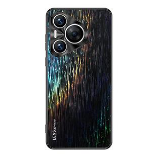 For Huawei Pura 70 Pro+ Dazzling Acrylic Shockproof Phone Case(Black)