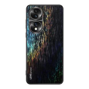 For Honor 70 Dazzling Acrylic Shockproof Phone Case(Black)