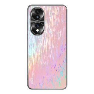 For Honor 70 Dazzling Acrylic Shockproof Phone Case(Pink)