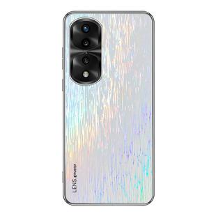For Honor 70 Pro+ Dazzling Acrylic Shockproof Phone Case(White)
