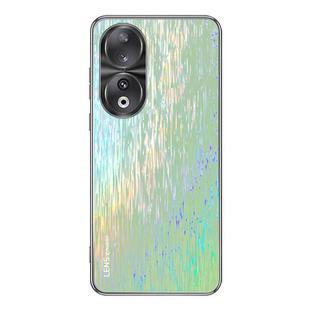 For Honor 90 Dazzling Acrylic Shockproof Phone Case(Green)