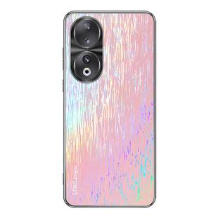 For Honor 90 Dazzling Acrylic Shockproof Phone Case(Pink)