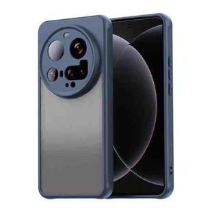 For Xiaomi 15 Ultra Fan Dun Series TPU Hybrid PC Frosted Phone Case(Blue)