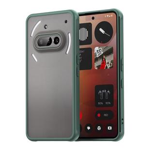 For Nothing Phone 3a Fan Dun Series TPU Hybrid PC Frosted Phone Case(Green)
