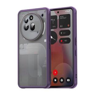 For Nothing Phone 3a Pro Fan Dun Series TPU Hybrid PC Frosted Phone Case(Purple)