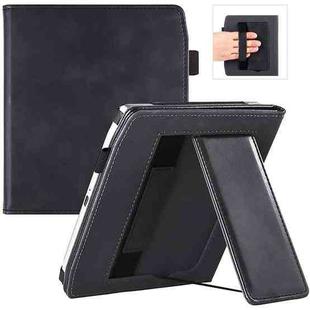 For Pocketbook Era PB700 Calfskin Leather Hand Rest Holder Smart Tablet Case(Black)