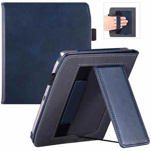 For Pocketbook Era PB700 Calfskin Leather Hand Rest Holder Smart Tablet Case(Blue)