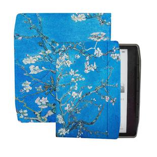 For Pocketbook Era PB700 Magnetic Type Custer Silk Painting Leather Smart Tablet Case(Plum Bossom)