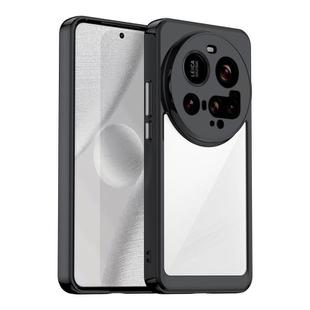 For Xiaomi 15 Ultra Colorful Series Acrylic Hybrid TPU Phone Case(Black)