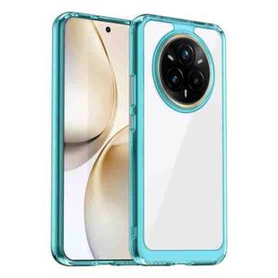 For Realme 14 Pro+ Colorful Series Acrylic Hybrid TPU Phone Case(Transparent Blue)