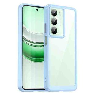 For Realme 14x Colorful Series Acrylic Hybrid TPU Phone Case(Blue)