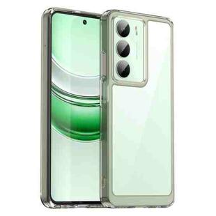 For Realme V70 Colorful Series Acrylic Hybrid TPU Phone Case(Transparent Grey)
