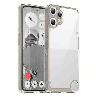 For Nothing CMF Phone 2 Pro Colorful Series Acrylic Hybrid TPU Phone Case(Transparent Grey)