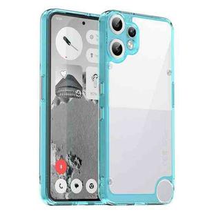 For Nothing CMF Phone 2 Pro Colorful Series Acrylic Hybrid TPU Phone Case(Transparent Blue)