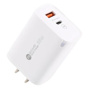 AR-PD12 65W QC3.0 USB and USB-C / Type-C PD Quick Charger, US Plug(White)